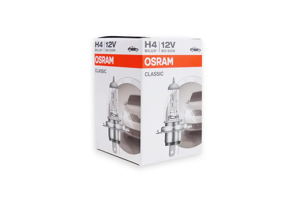 ⁨Halogen bulb osram classic h4 12v 60/55 p43t⁩ at Wasserman.eu