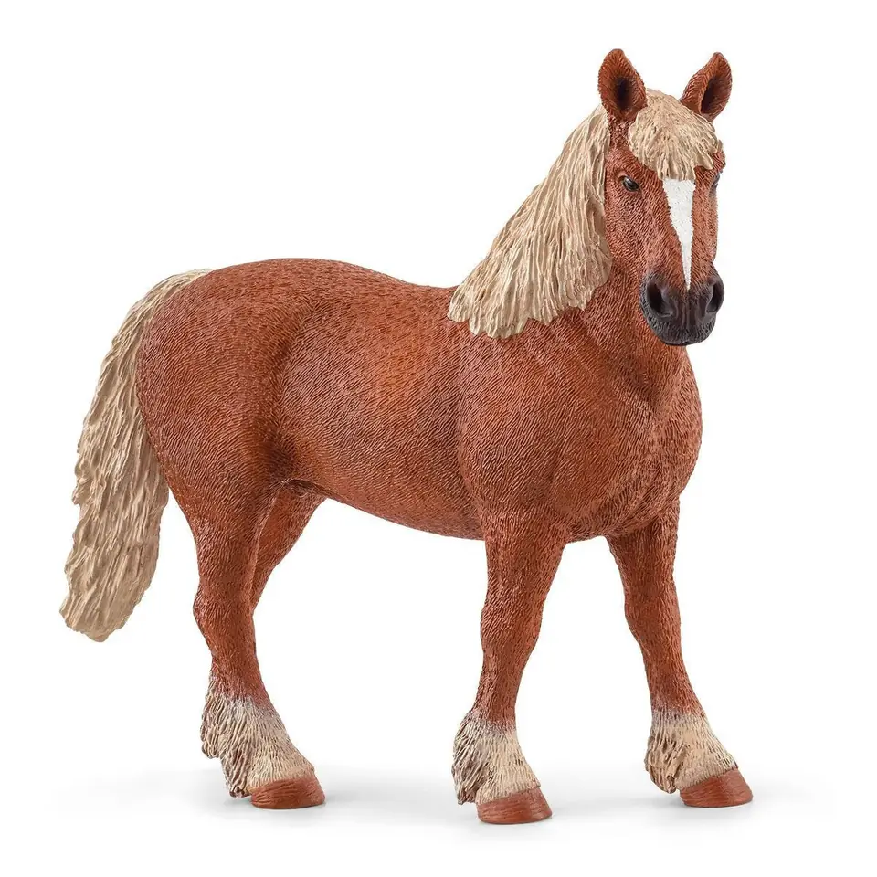 ⁨Figure Belgian track horse Farm World⁩ at Wasserman.eu