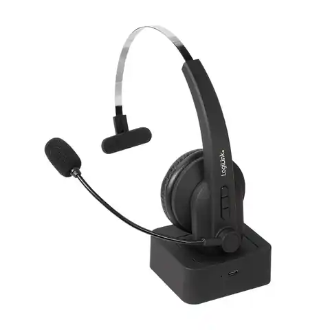 ⁨Bluetooth mono headset with charging stand⁩ at Wasserman.eu