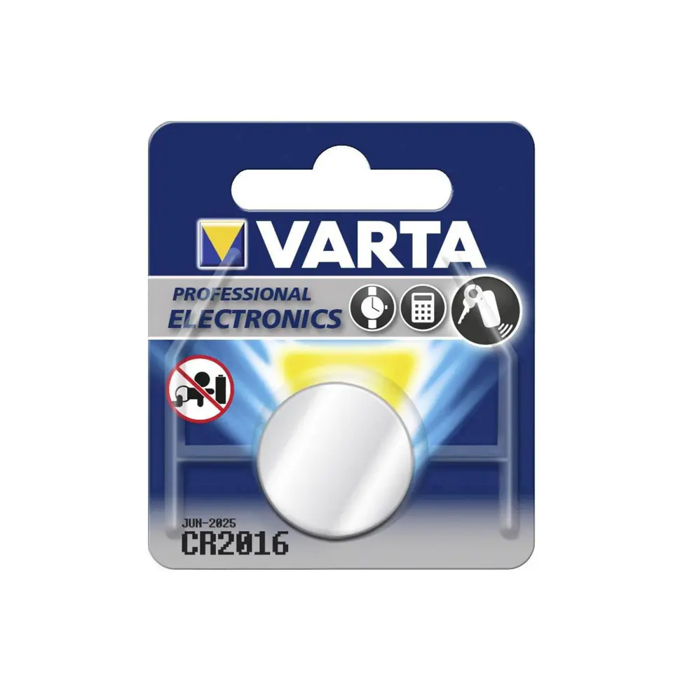 ⁨Lithium battery Varta CR2016⁩ at Wasserman.eu