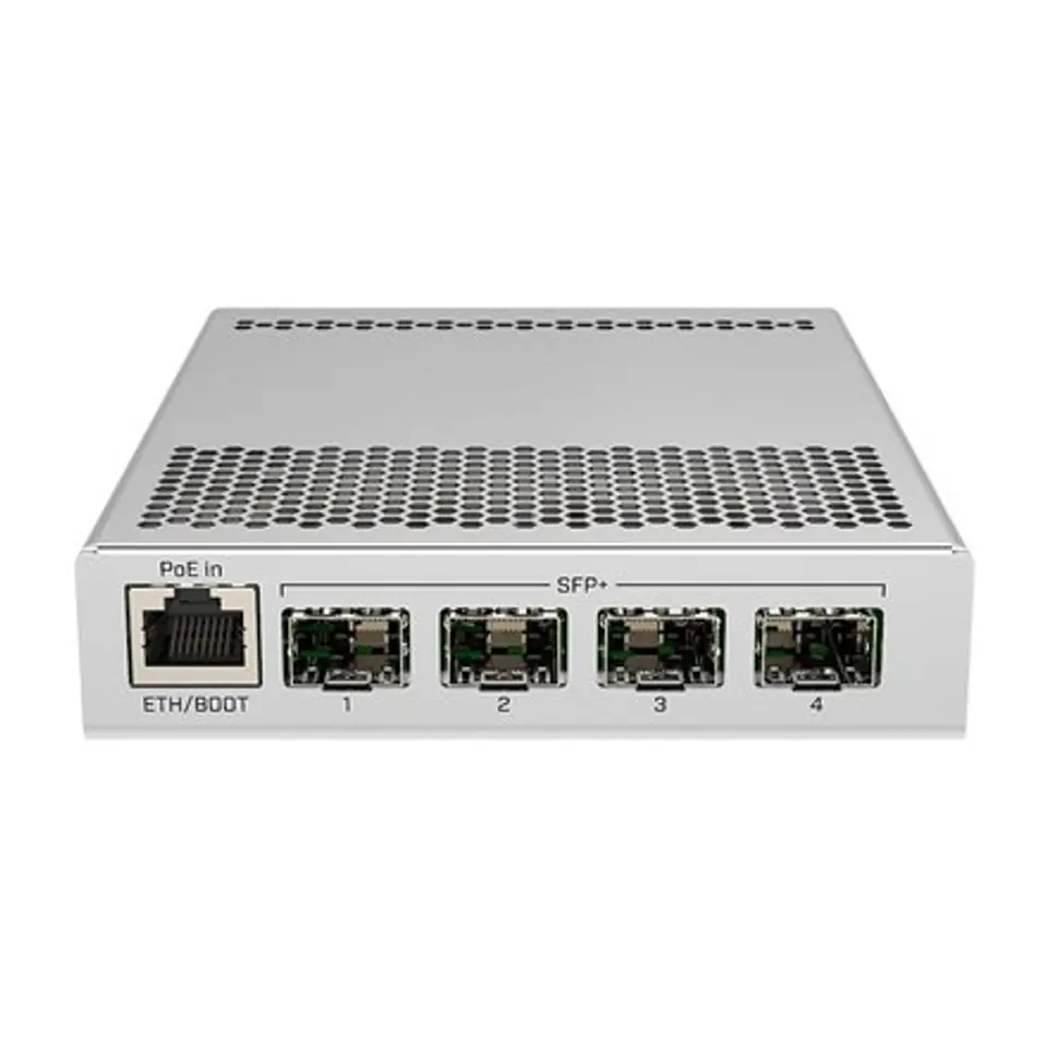 ⁨MikroTik | Switch | CRS305-1G-4S+IN | Web managed | Desktop | Porty 1 Gbps (RJ-45) w ilości 1 | Porty SFP+ w ilości 4⁩ w sklepie Wasserman.eu