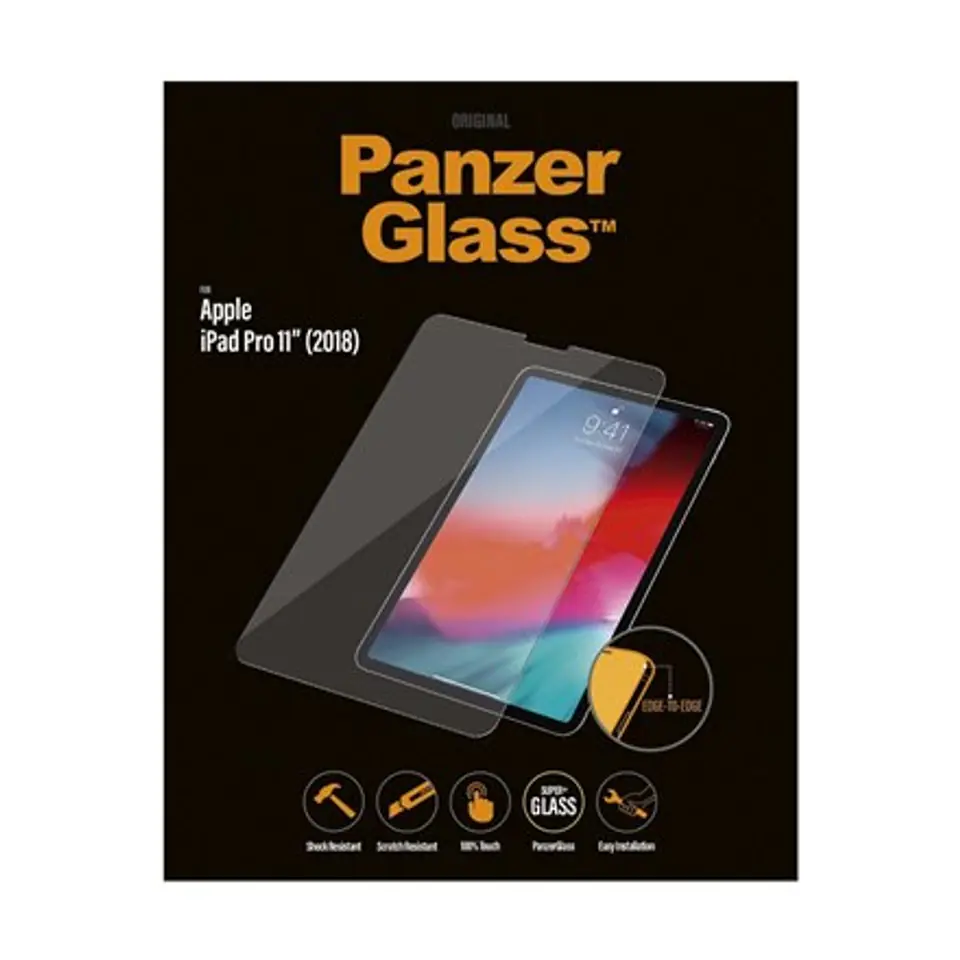⁨PanzerGlass Super+ iPad Pro 11" 2018 /2020/2021/iPad Air 2020 Case Friendly, Antibacterial⁩ at Wasserman.eu