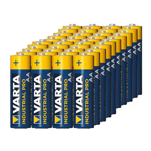 ⁨40x Bateria R-06 LR6 AA alkaliczne Varta Industrial  (folia4)⁩ w sklepie Wasserman.eu