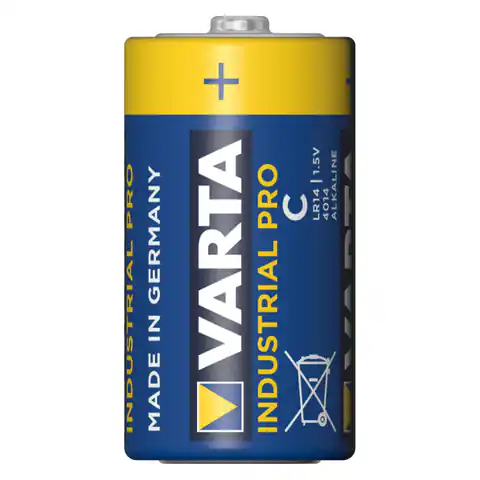 ⁨1x Bateria R-14  LR14  C 1,5V alkaliczna Varta Industrial 4014⁩ w sklepie Wasserman.eu
