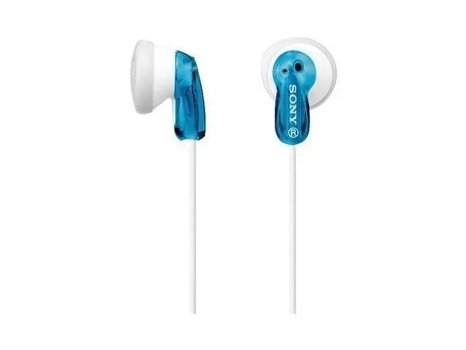 ⁨MDR-E9LPL BLUE/WHITE earphones⁩ at Wasserman.eu