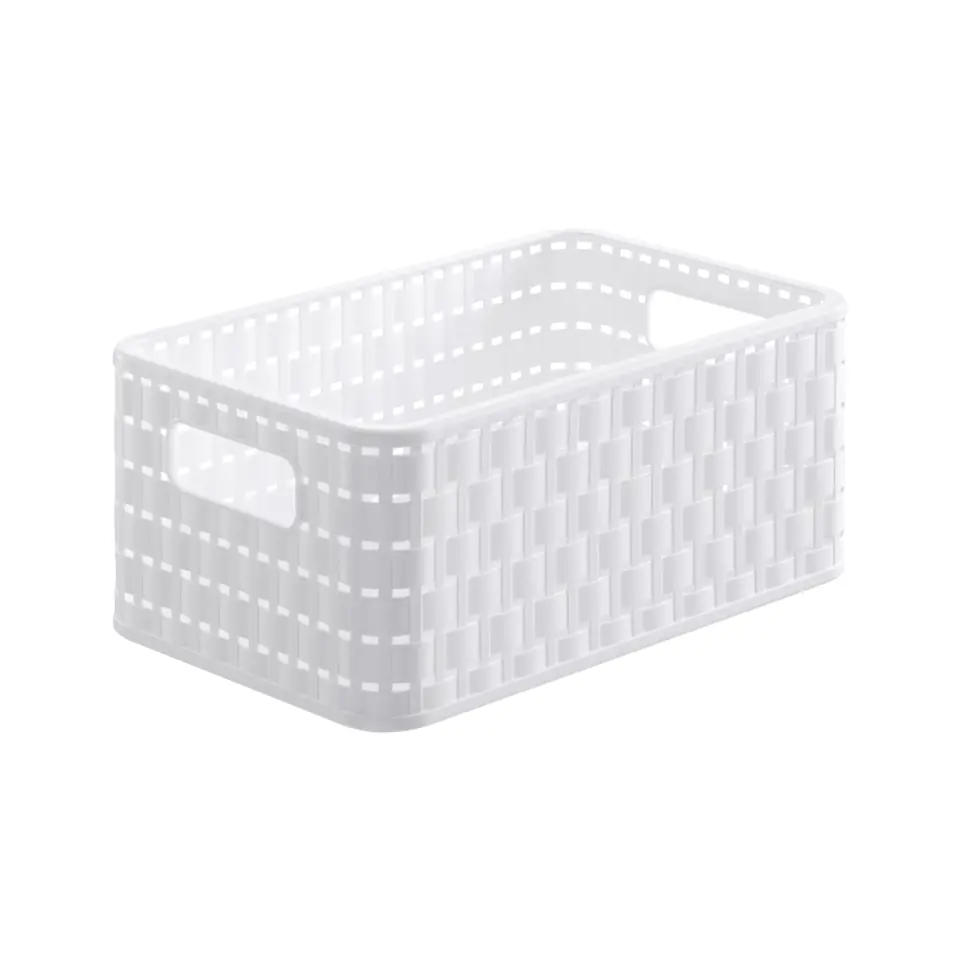 ⁨Basket container Rotho Country A5 6L white⁩ at Wasserman.eu