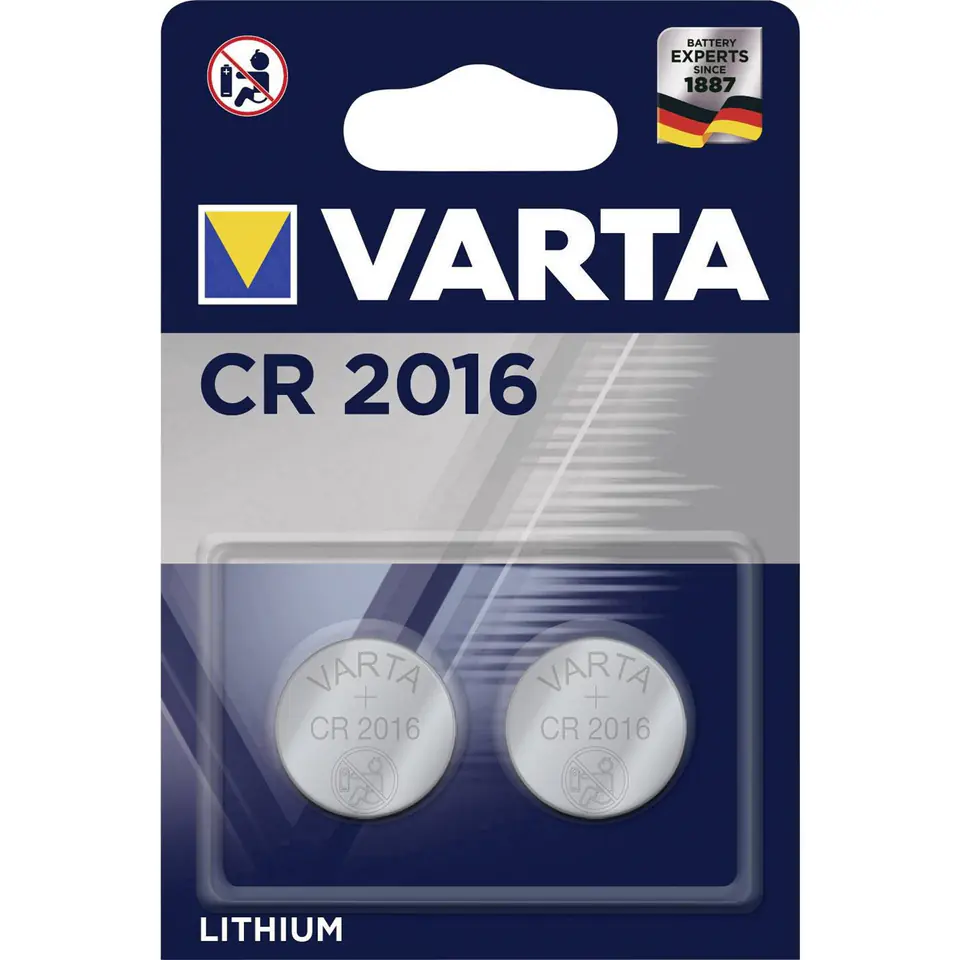 2x Bateria CR-2016 litowe Varta w sklepie Wasserman.eu
