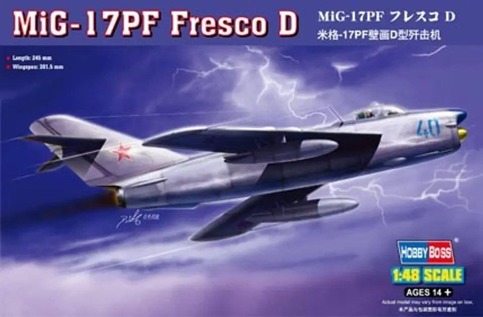 ⁨HOBBY BOSS MiG-17PF Fres co D⁩ w sklepie Wasserman.eu