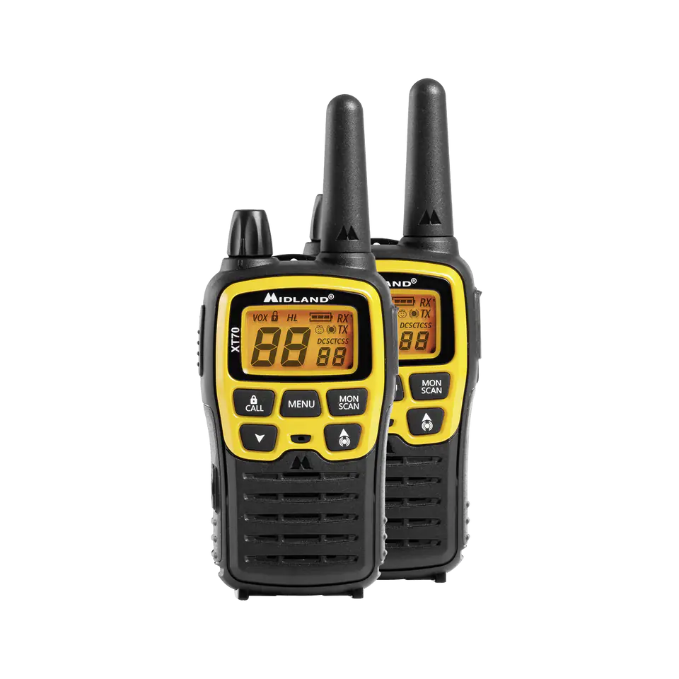 Radiotelefony ręczne PMR MIDLAND XT70 walizka w sklepie Wasserman.eu
