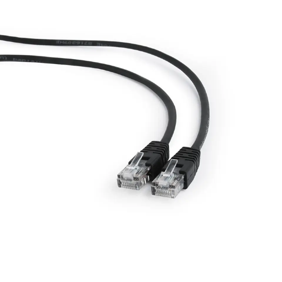 ⁨Cablexpert PP12-2M cable 2 m, Black, RJ-45, RJ-45⁩ w sklepie Wasserman.eu