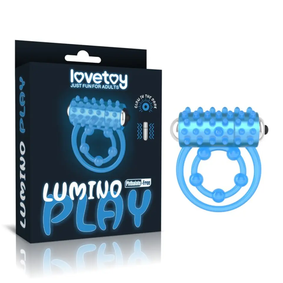 Penis ring glowing in the dark Lumino Play Lovetoy at Wasserman.eu