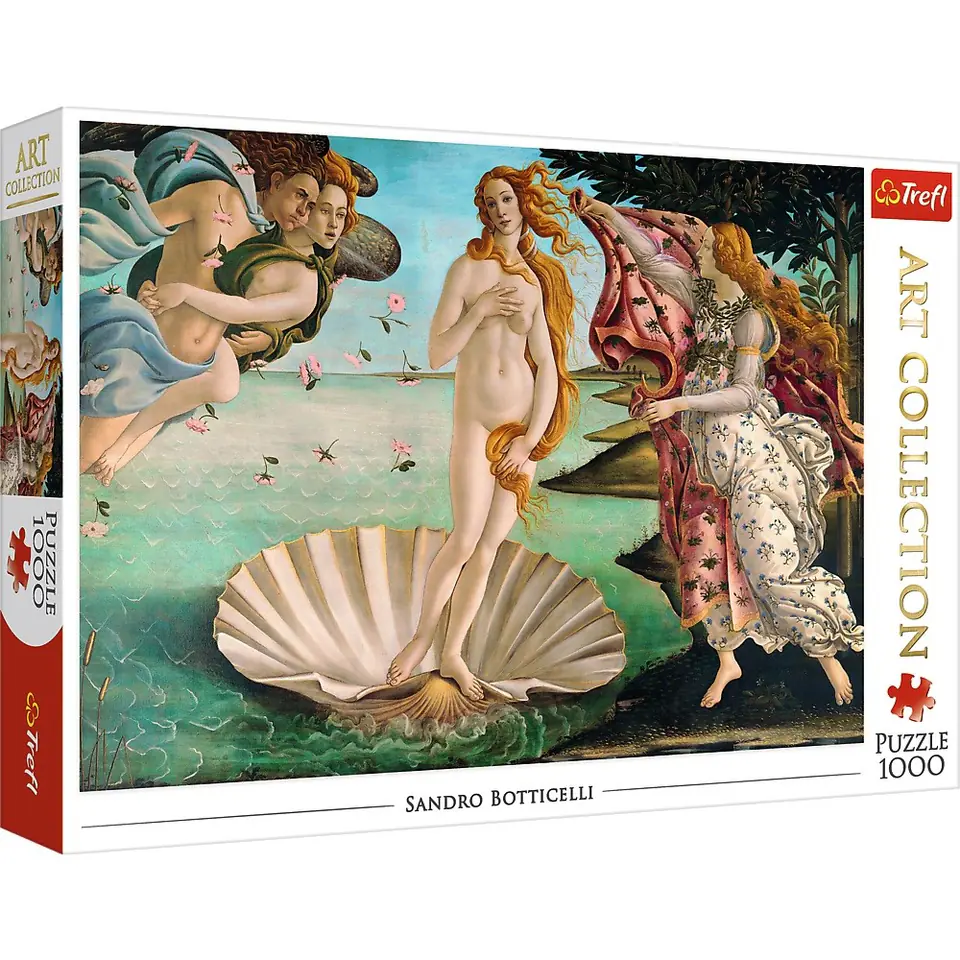 ⁨Puzzle 1000 elementów Art Collection Narodziny Wenus Sandro Botticelli⁩ w sklepie Wasserman.eu