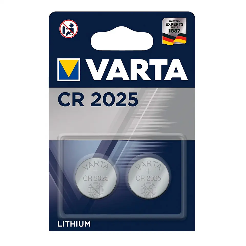 2x baterie litowe Varta CR 2025 w sklepie Wasserman.eu