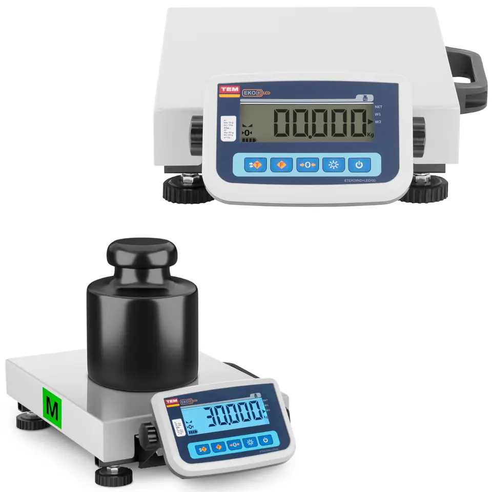 ⁨Postal Scale for Parcels and Letters 30kg / 10g LCD M LEGALIZATION⁩ at Wasserman.eu