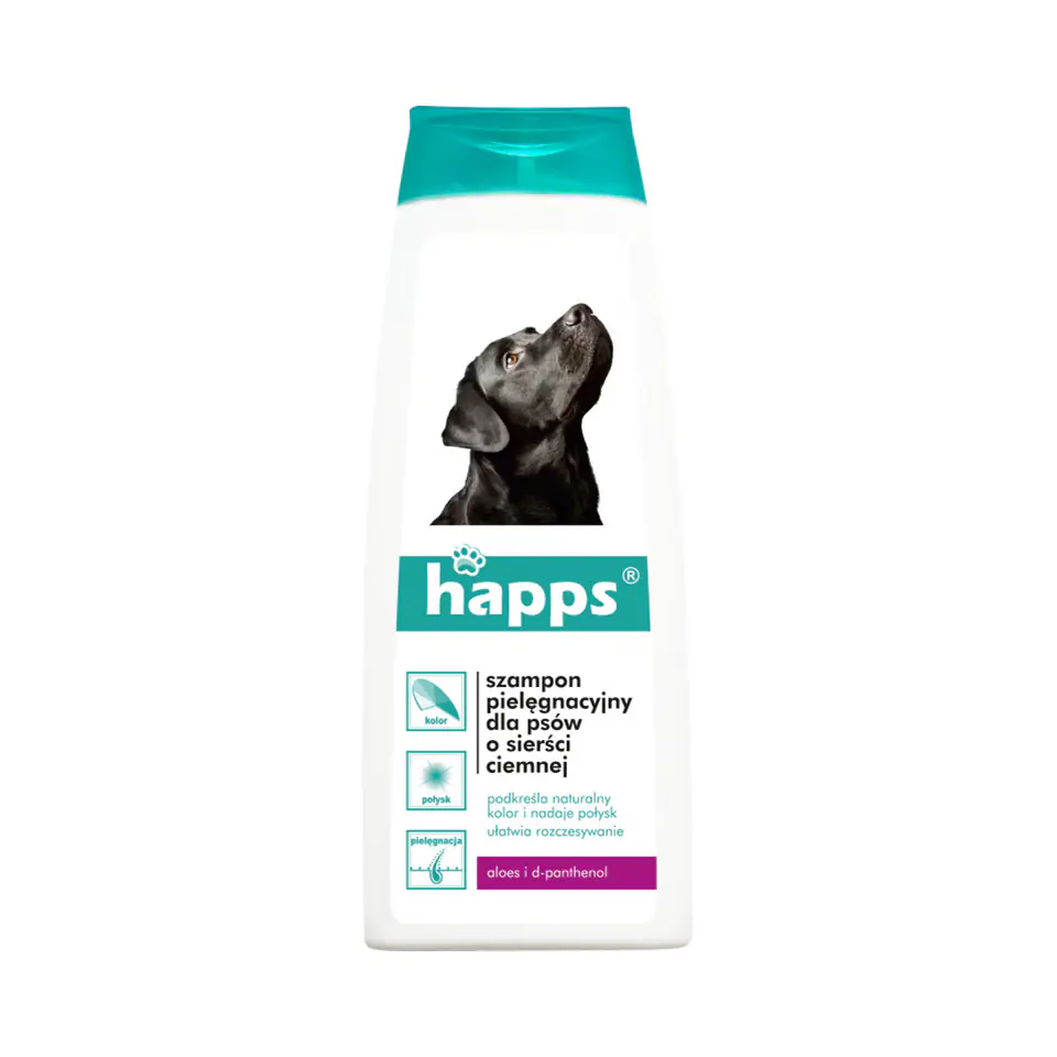 ⁨Happs Dark Hair Care Shampoo 200 ml⁩ at Wasserman.eu