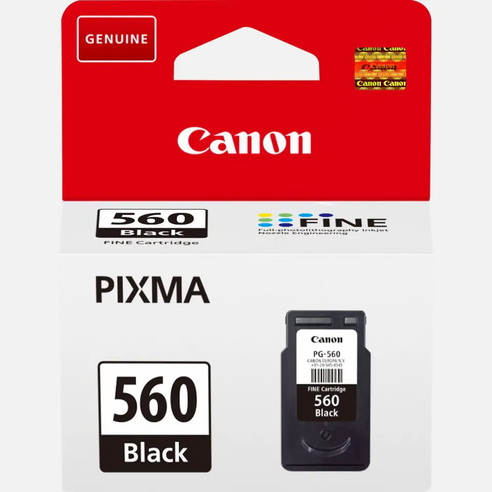 ⁨Canon PG-560 Ink Cartridge, Black⁩ w sklepie Wasserman.eu