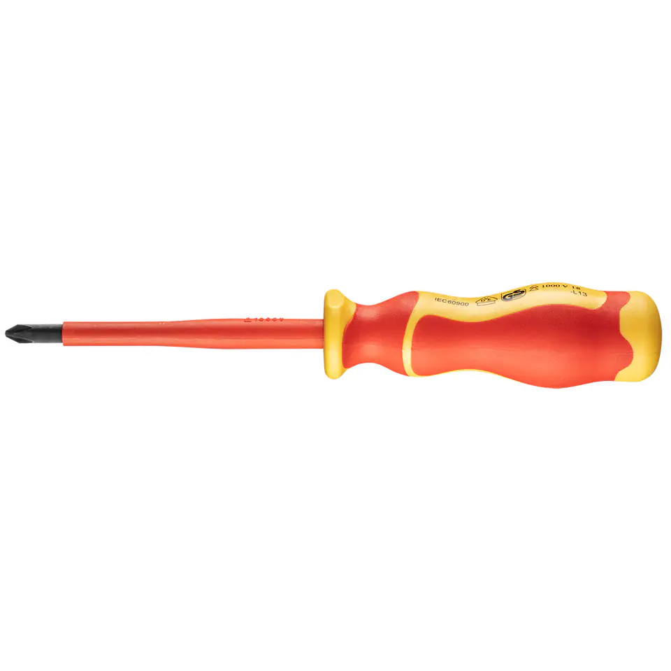 ⁨Screwdriver PZ2 x 6 x 100 mm, 1000V⁩ at Wasserman.eu