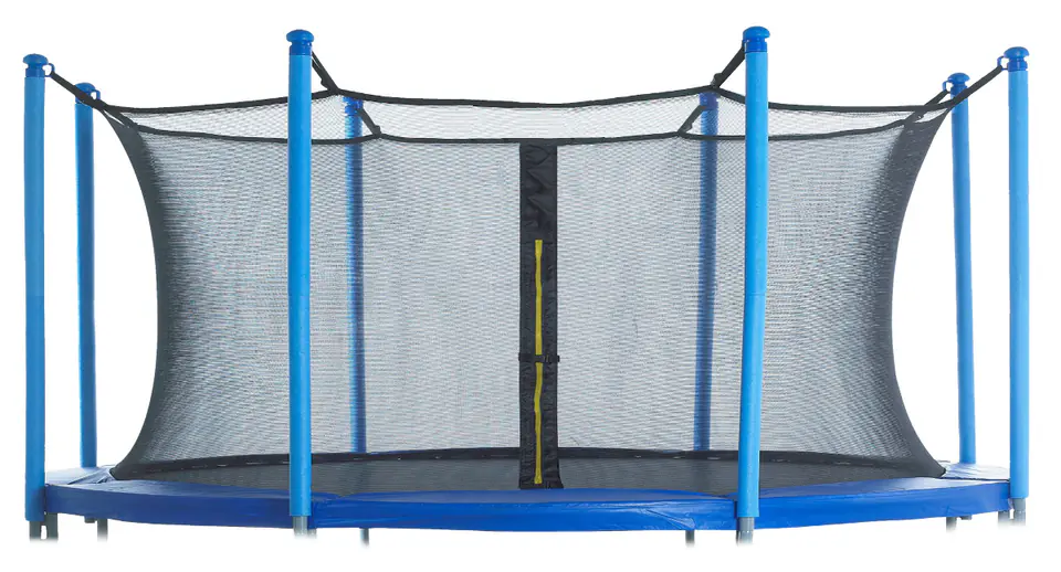 ⁨Wewnętrzna siatka ochronna na trampolinę 10 ft 8 słupków 305 cm⁩ w sklepie Wasserman.eu