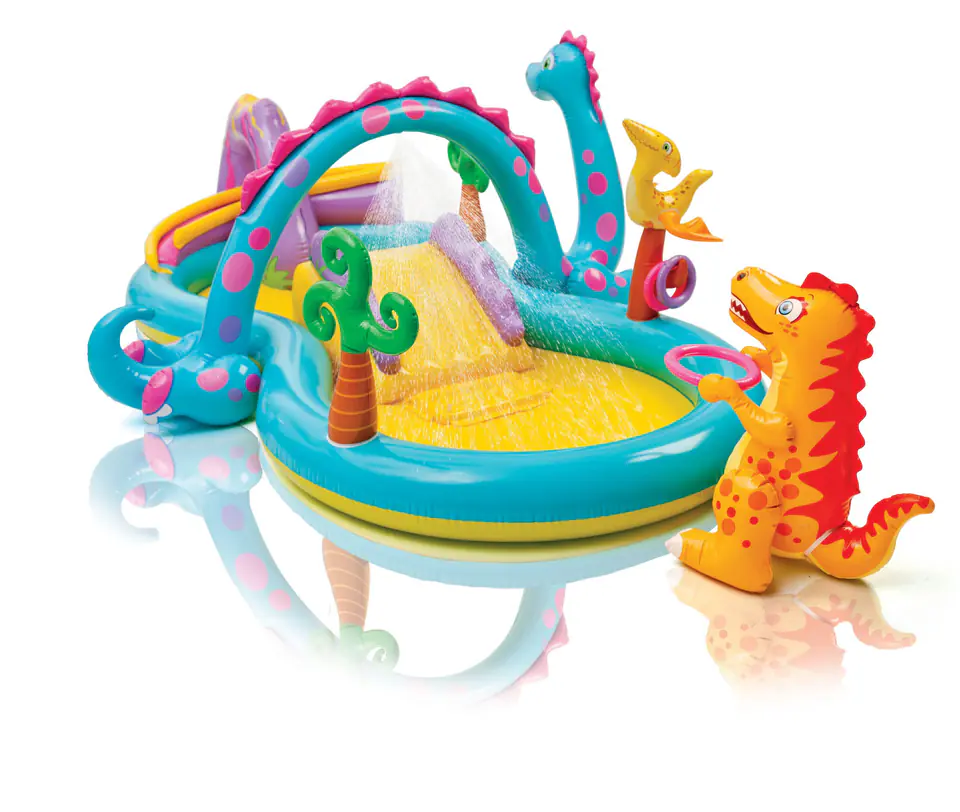 ⁨Inflatable pool, Dino Intex 57135 playground⁩ at Wasserman.eu