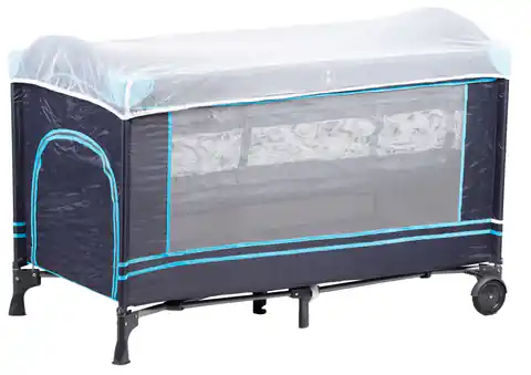 ⁨Tourist bed playpen with mosquito net Ecotoys⁩ at Wasserman.eu