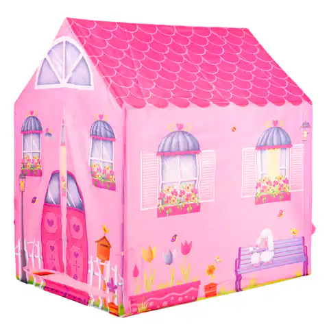 ⁨Tent pink children's cottage IPLAY⁩ at Wasserman.eu