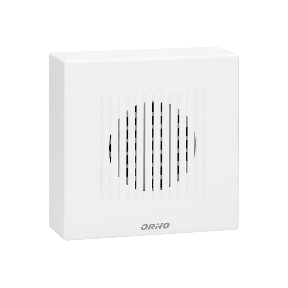 ⁨Single-tone wired electronic doorbell RINGIL MINI AC, 230V, snow-white⁩ at Wasserman.eu