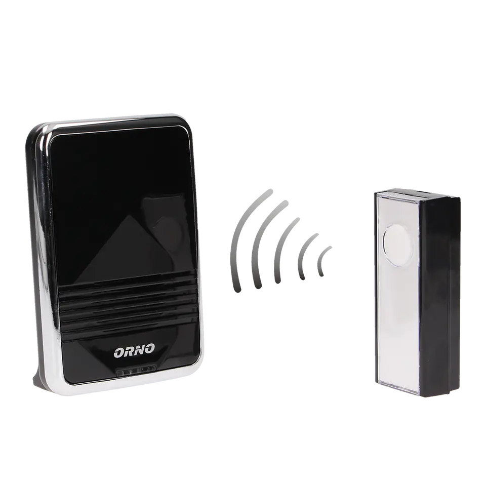 ⁨WIRELESS DOORBELL CALYPSO II DC, battery, learning system, 36 sounds, 300m⁩ at Wasserman.eu