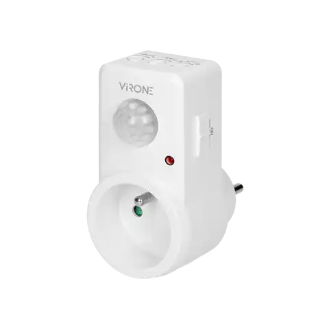 ⁨Socket-outlet motion sensor 120° IP20, 280W⁩ at Wasserman.eu