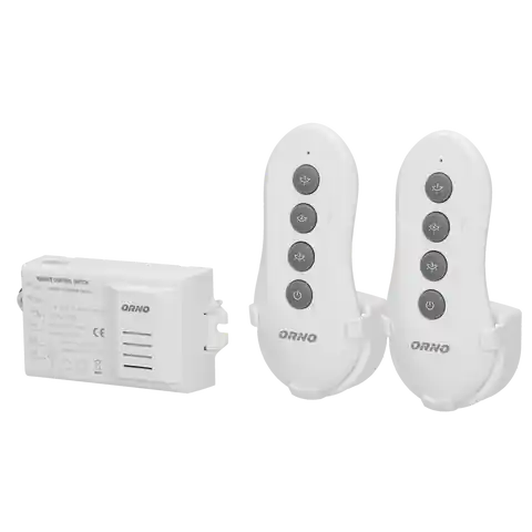 ⁨Wireless 3-channel lighting controller, 2 remote controls⁩ at Wasserman.eu