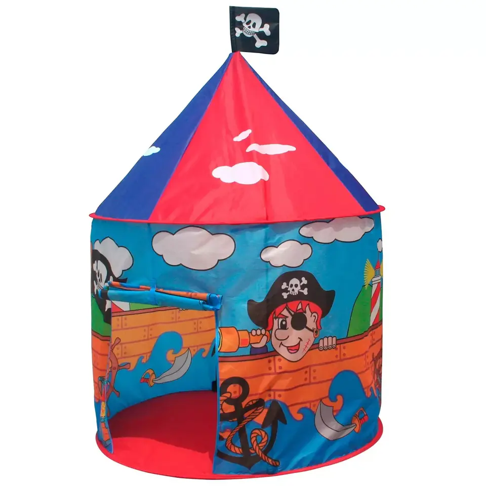 ⁨Tent pirate house children's playground⁩ at Wasserman.eu