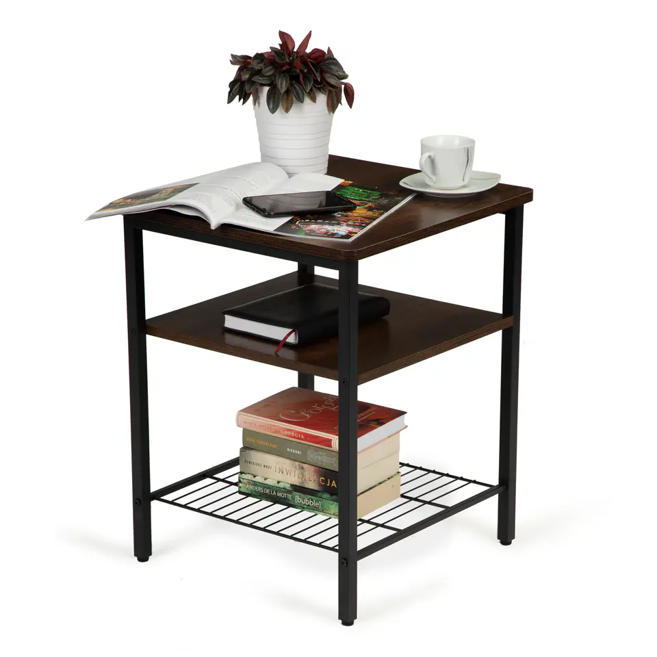 Coffee table 2 shelves modern for loft living room at Wasserman.eu