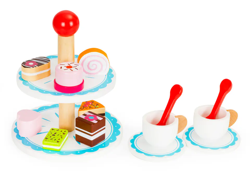 ⁨Wooden pastry confectionery patera set Ecotoys⁩ at Wasserman.eu