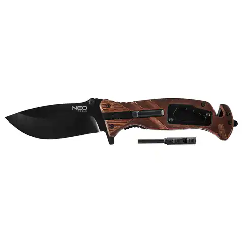 ⁨Nóż survivalowy składany  22 cm, 6 w 1⁩ w sklepie Wasserman.eu