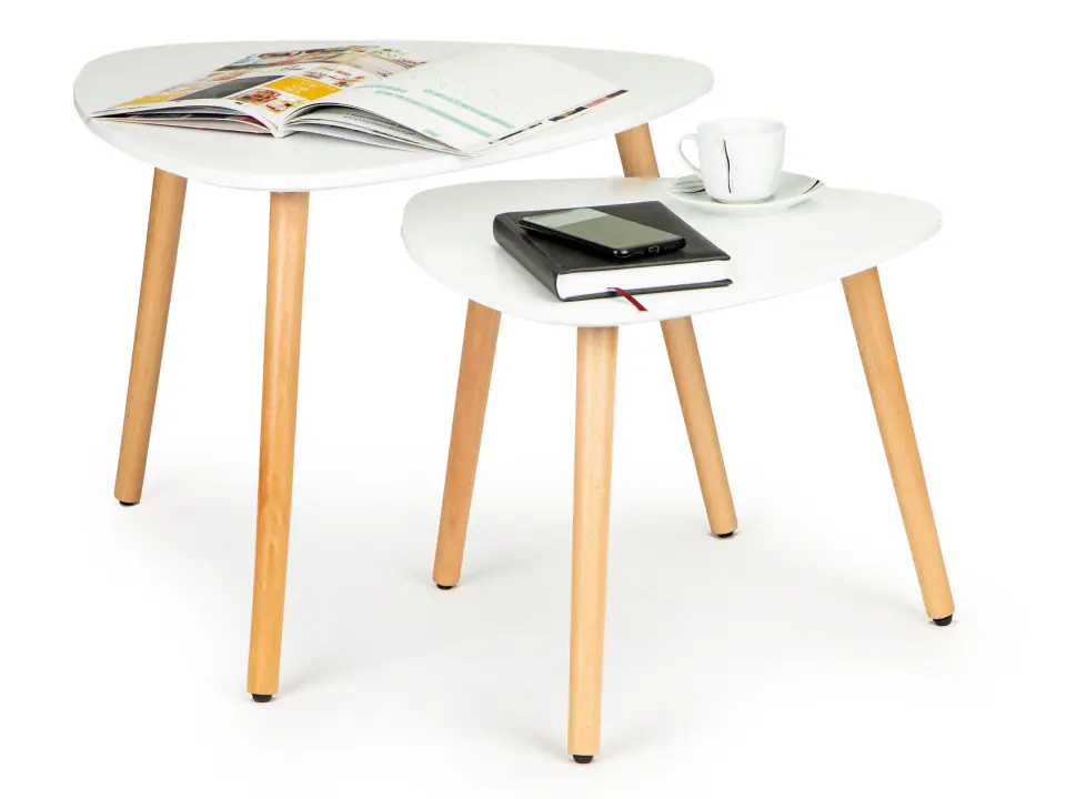 Coffee table set of 2 pcs Scandinavian at Wasserman.eu