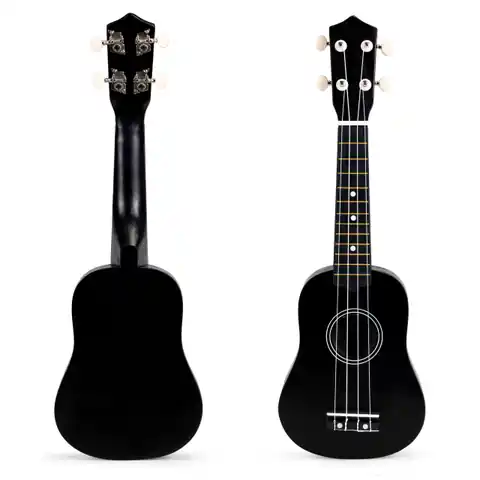 ⁨Gitara ukulele dla dzieci drewniana 4 struny nylonowe⁩ w sklepie Wasserman.eu
