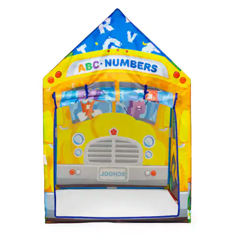 ⁨Namiot domek kolorowy Autobus namiocik plac zabaw dla dzieci IPLAY⁩ w sklepie Wasserman.eu