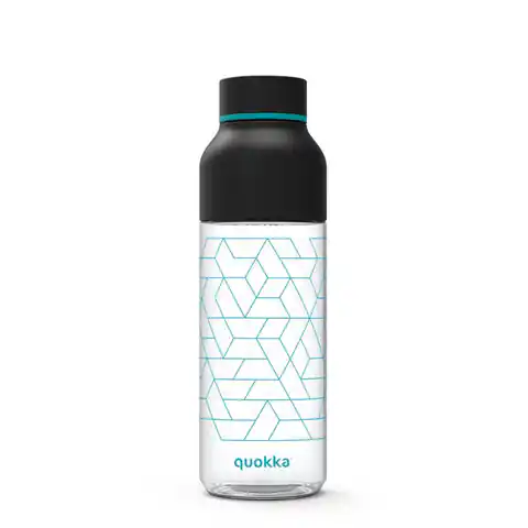 ⁨Quokka Ice - Butelka na wodę z tritanu 720 ml (Geo Black)⁩ w sklepie Wasserman.eu