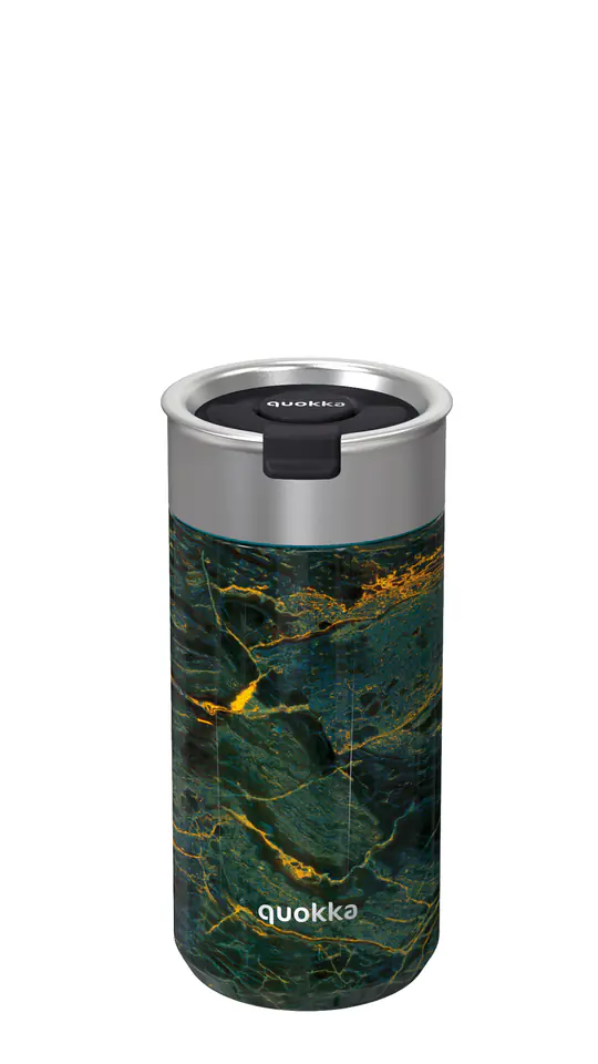 ⁨Quokka Boost Coffee Tumbler - Kubek termiczny ze stali nierdzewnej z zaparzaczem 400 ml (Greenstone)⁩ w sklepie Wasserman.eu