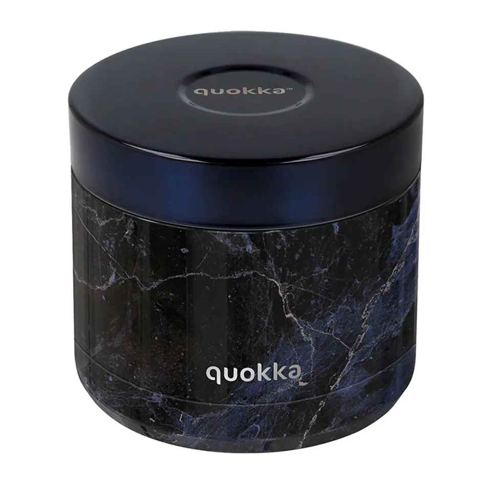 ⁨Quokka Whim Food Jar - Thermal lunchbox / thermos dinner 600 ml (Marble)⁩ at Wasserman.eu