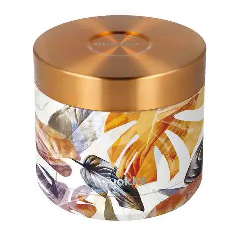 ⁨Quokka Whim Food Jar - Thermal lunchbox / thermos dinner 600 ml (Autumn)⁩ at Wasserman.eu