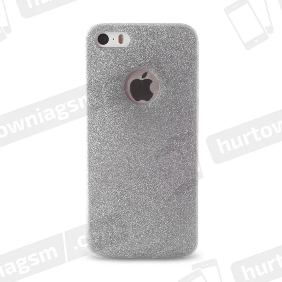 ⁨GLITTER CASE IPHONE 6/6S SILVER⁩ at Wasserman.eu