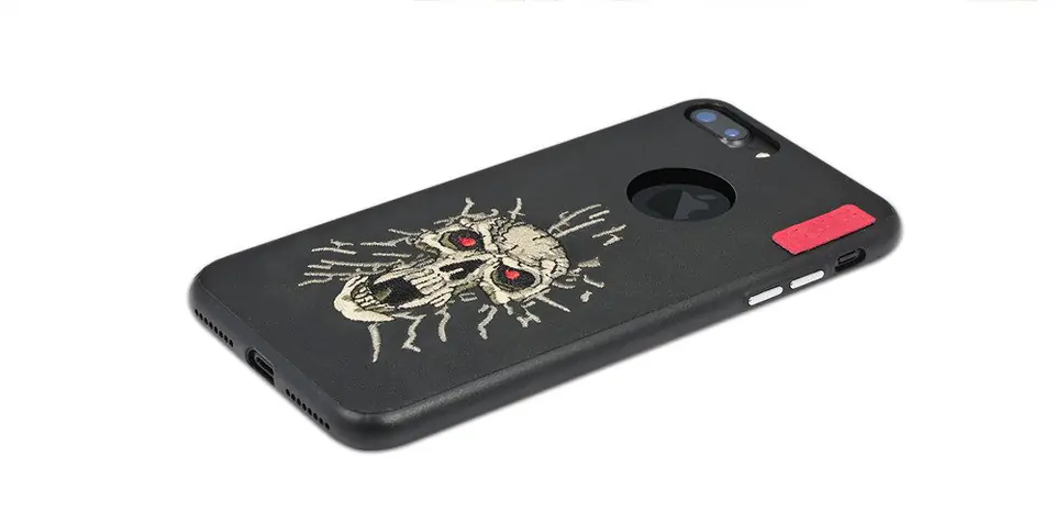 ⁨X-FITTED Classic Skull Case IPHONE 7+ PLUS 75CXG⁩ at Wasserman.eu