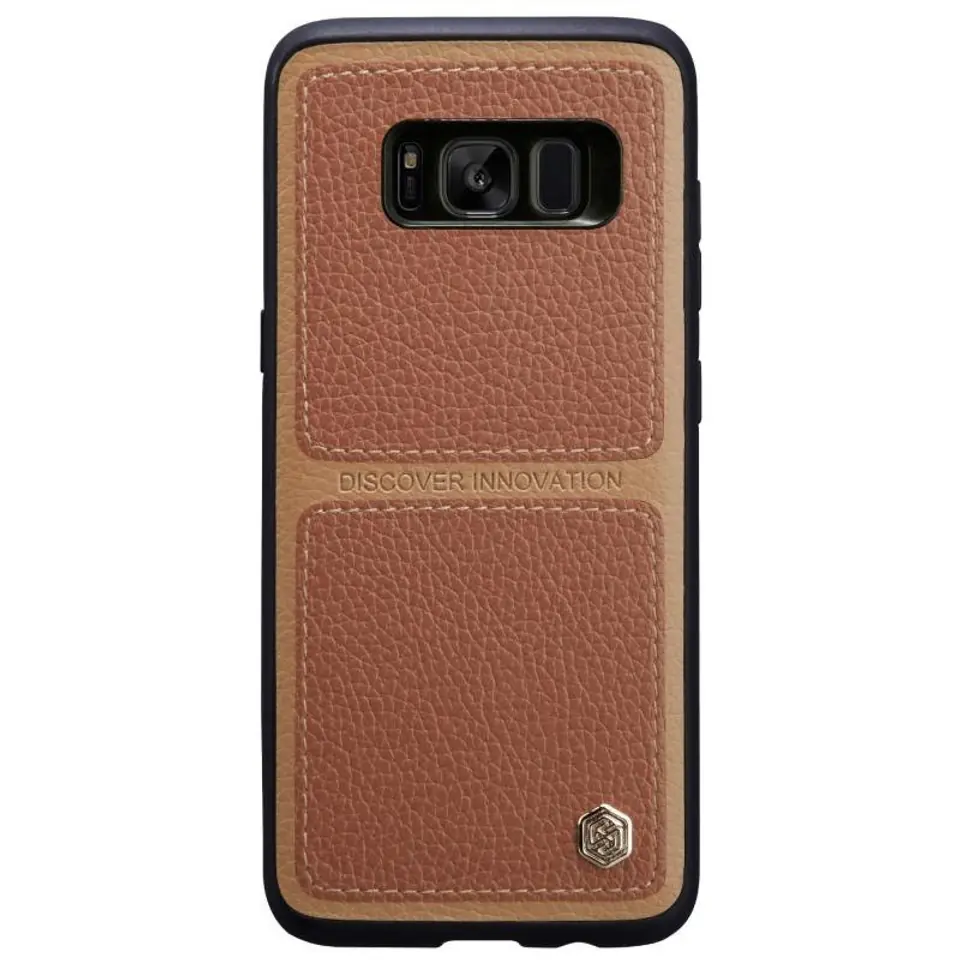 ⁨Etui Nillkin Burt SAMSUNG S8+ brązowe⁩ w sklepie Wasserman.eu