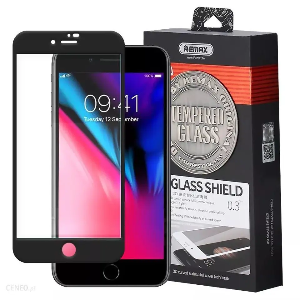 ⁨Tempered glass Remax 3D Iphone X GL-O4 black⁩ at Wasserman.eu