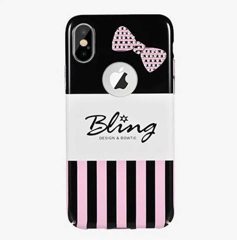 ⁨Etui X-FITTED crystal bling secret IPHONE X strip P8ZST⁩ w sklepie Wasserman.eu