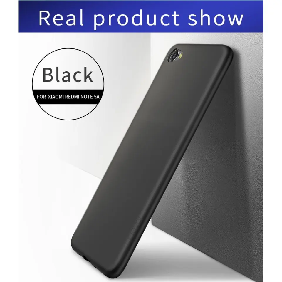 ⁨Case Guardian series XIAOMI REDMI NOTE 5A X-LEVEL black⁩ at Wasserman.eu