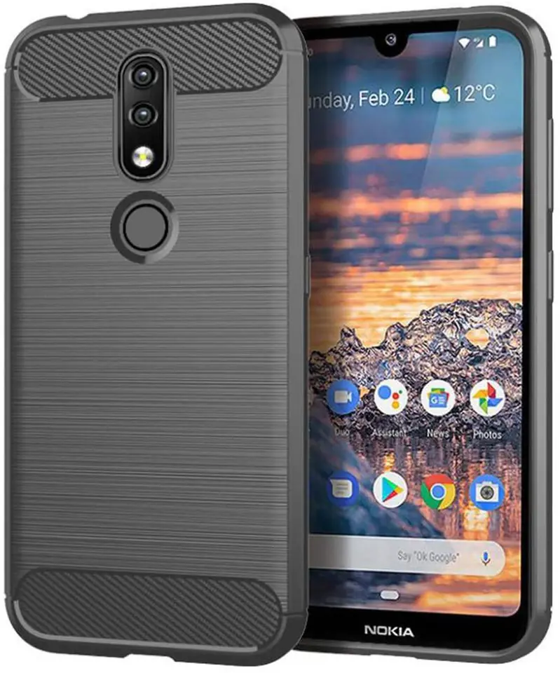 ⁨Case NOKIA 2 Nexeri Carbon Armoured grey⁩ at Wasserman.eu