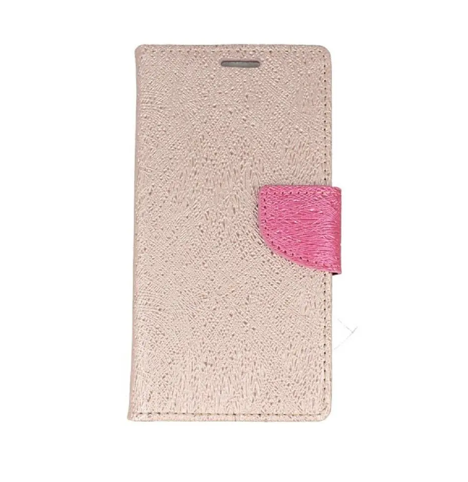 ⁨Etui portfel Fancy HUAWEI MATE 10 różowy shine⁩ w sklepie Wasserman.eu