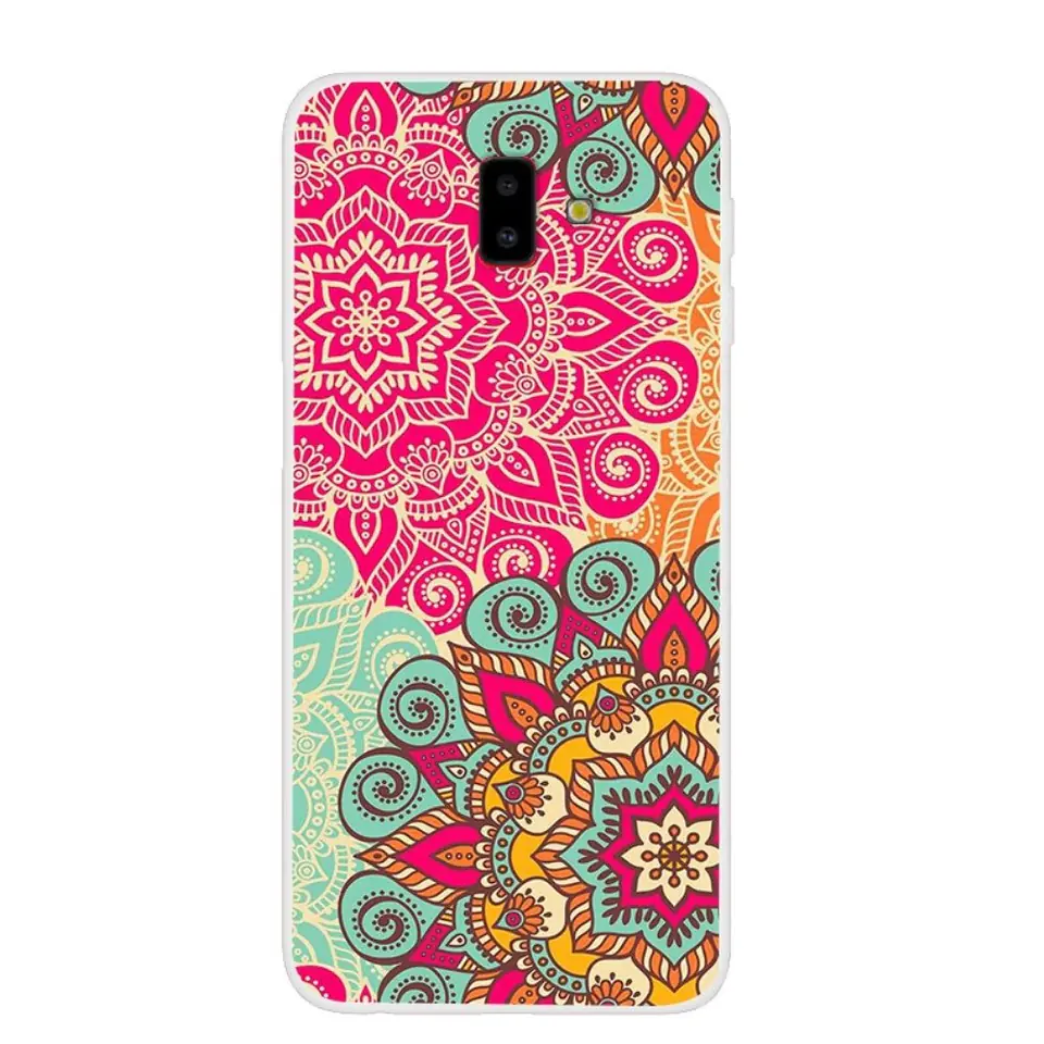 ⁨Slim Art Case SAMSUNG J6+ J6 PLUS beautiful flowers⁩ at Wasserman.eu