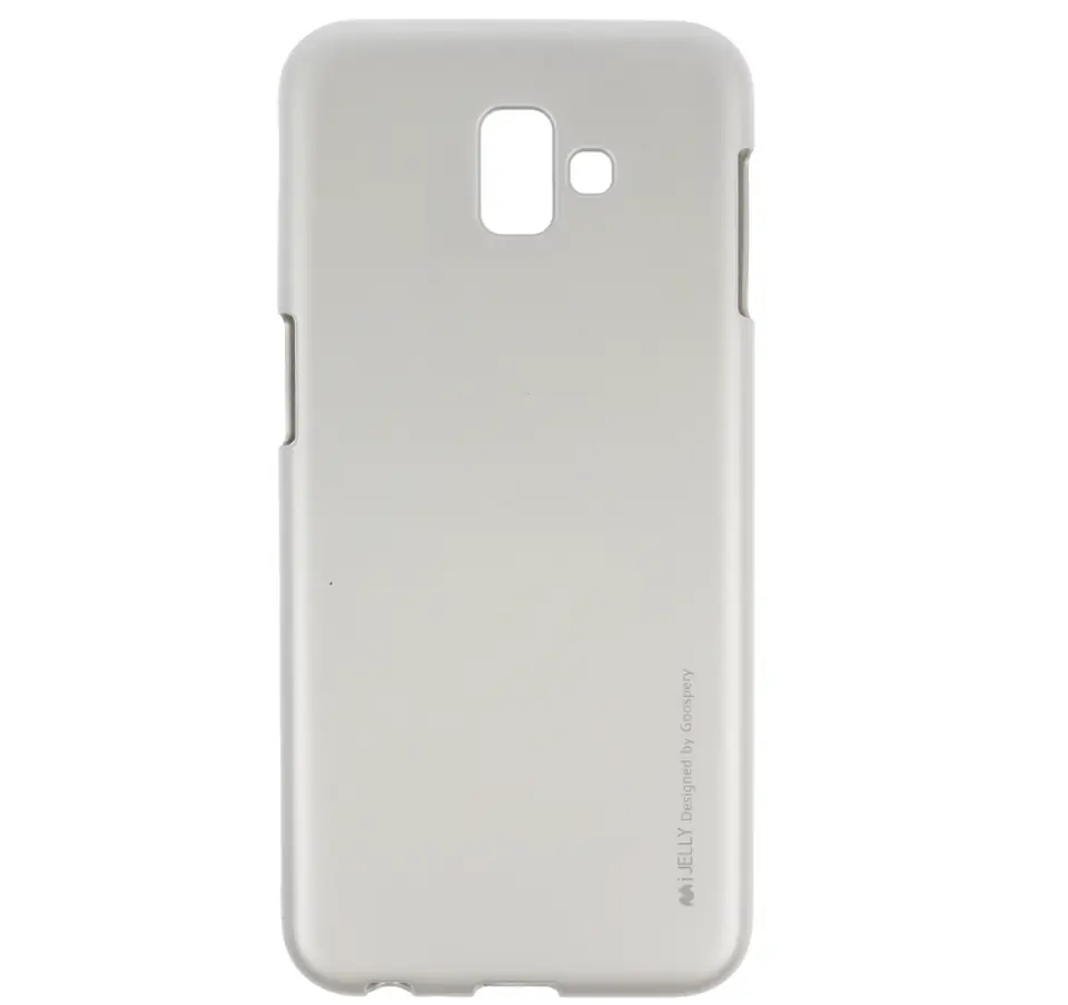 ⁨iJelly case New SAMSUNG J6+ J6 PLUS 2018 silver⁩ at Wasserman.eu